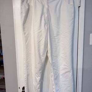 Bob Mackie Wearable Art White Pants XL